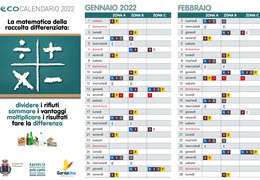 Eco Calendario 2022 Calcinato - Gennaio