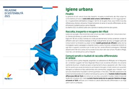 Relazione di Sostenibilità Garda Uno 2021 - Igiene Urbana
