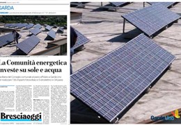 Desenzano, la Comunità energetica investe su sole e acqua