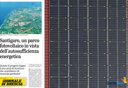 Santigaro, un parco fotovoltaico in vista dell'autosufficienza energetica